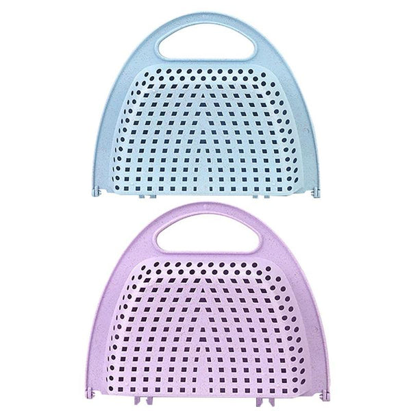 Fruit Drainage Basket Plastic Strainer Storage Basket for Food Fruit